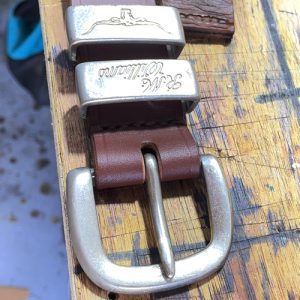 rm williams buckle on a new belt by us