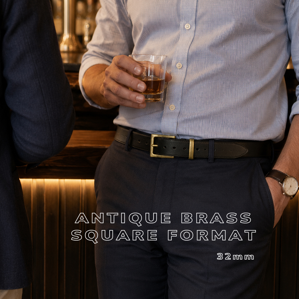 38-MM-DARK-BROWN-WITH-SOLID-BRASS-BUCKLE-PRODUCT 95GRAM TIM DUBBINS NATURAL WAX